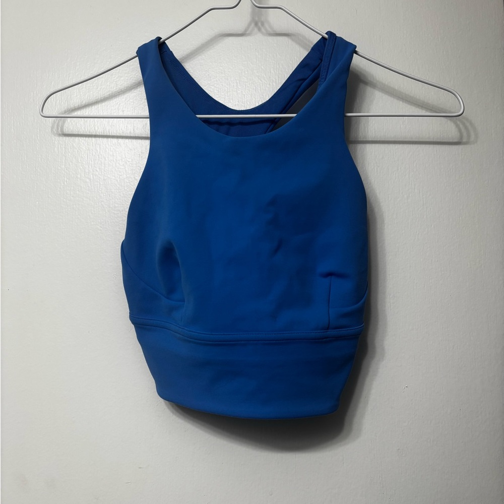 Blue Lululemon bra